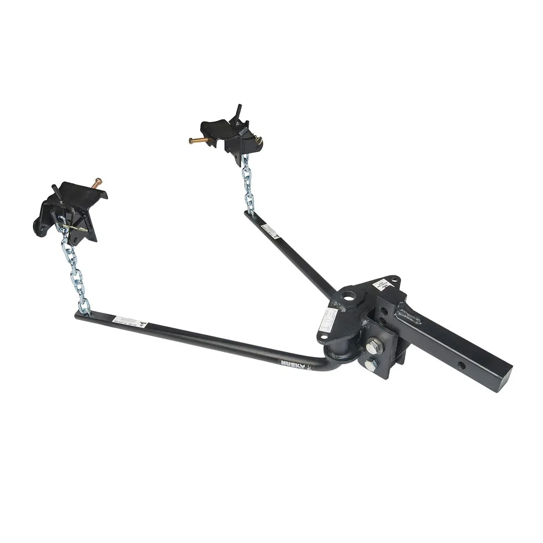 31423 – HUSKY TOWING Weight Distribution Hitch, Round Bar 800 to 1200 Pound Tongue Weight 12000 Pound Gross Trailer W...